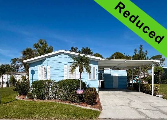 Venice, FL Mobile Home for Sale located at 1189 S Indies Cir Bay Indies